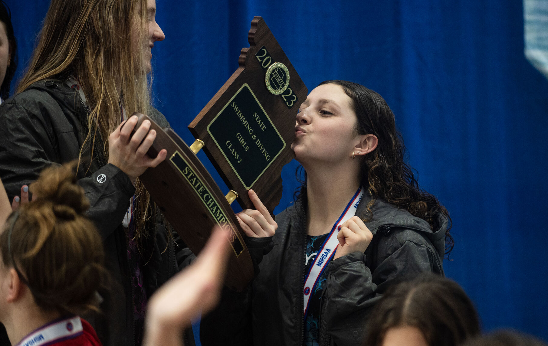 Class 2 girls swimming and diving championships